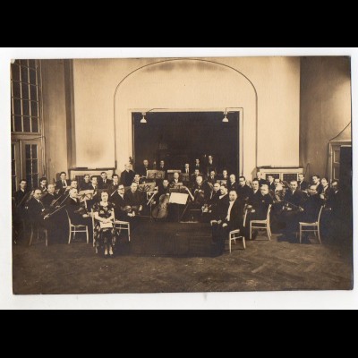 C2958/ Orchester Musik Foto ca. 1930 17 x11,5 cm 