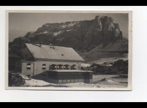 Y9740/ Rifugio di Sella Foto AK ca. 1930 Dolomiten Italien