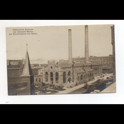 XX00695/ Berlin Siemens-Werke am Nonnendamm Foto AK ca.1912
