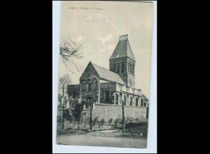 P2S46/ Lagny (Oise) Kirche 1. Weltkrieg AK 1915