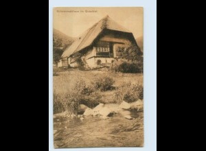 P4A02/ Schwarzwaldhaus im Gutachtal AK Rheinischer Kunstverlag ca.1912