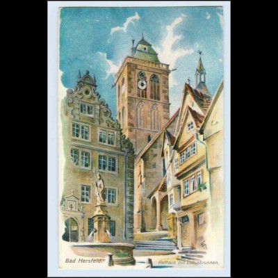 W6K69-6430/ Bad Hersfeld Rathaus schöne AK 1907 (b)